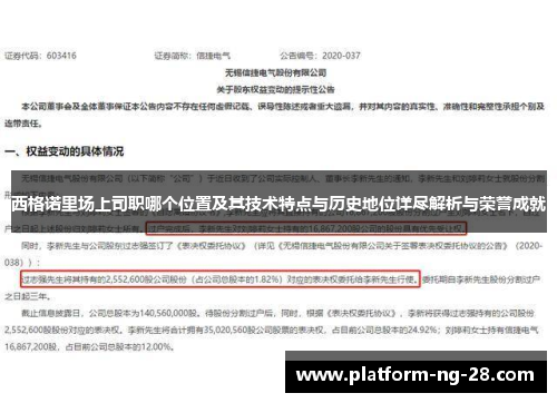 西格诺里场上司职哪个位置及其技术特点与历史地位详尽解析与荣誉成就 西格诺里场上司职哪个位置及其技术特点与历史地位详尽解析与荣誉成就